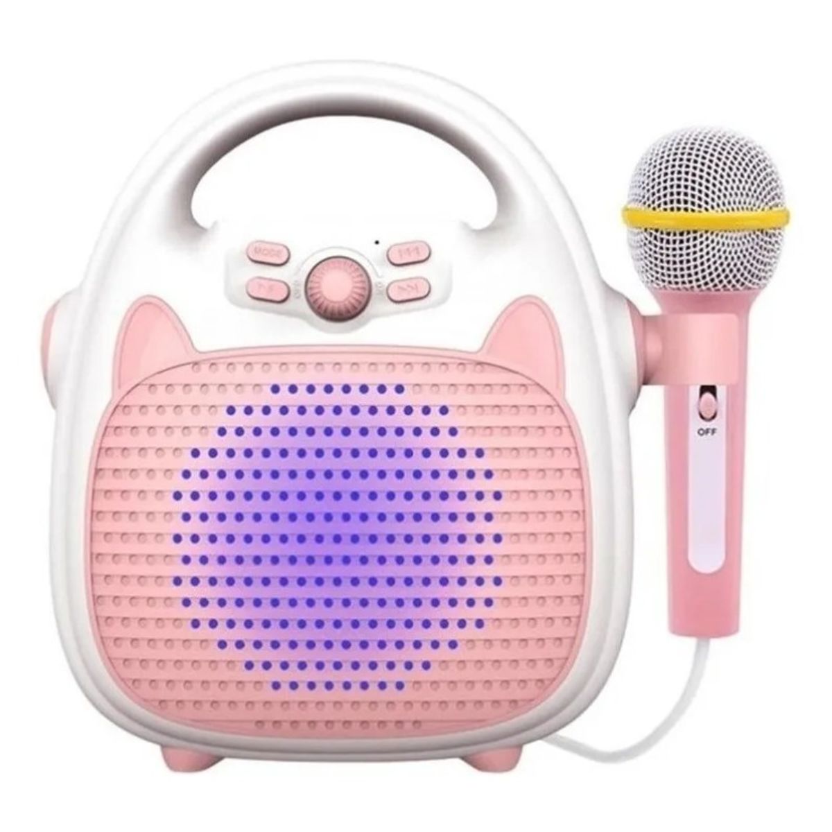 GIOIO - Máquina De Karaoke Para Niños Juguetes Para Cantar Color Rosa
