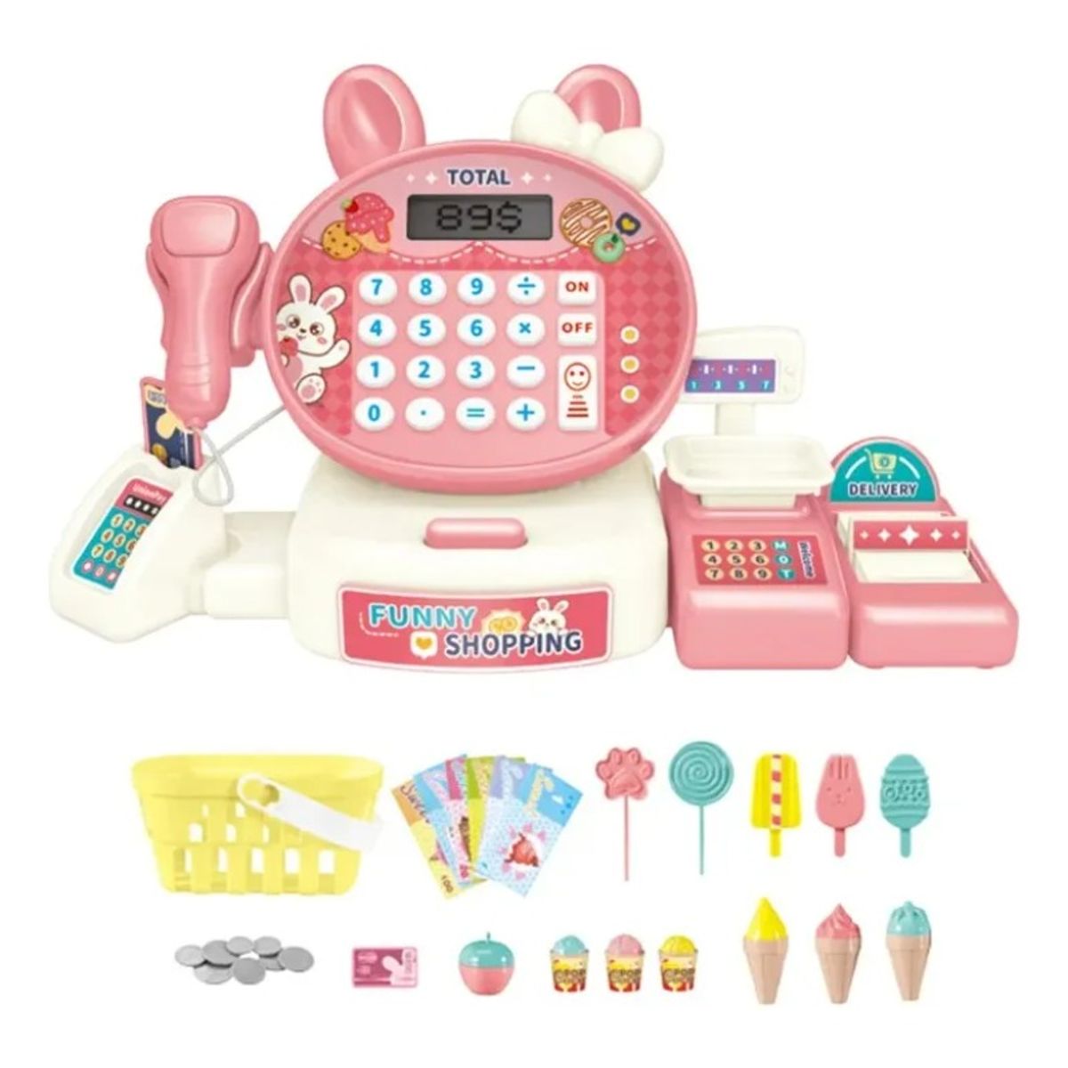 GIOIO - Cajas Registradoras Scanner Supermercado Juguete Niña Niño