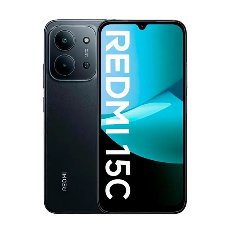 XIAOMI - CELULAR REDMI 15C 4GB RAM 128GB ROM COLOR NEGRO OCASO