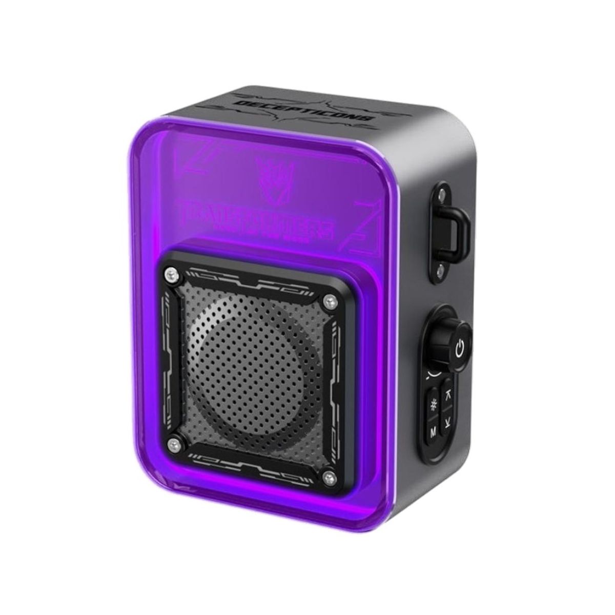 TRANSFORMERS - Parlante Portátil Con Luces RGB Transformers TF-Y02 Gris