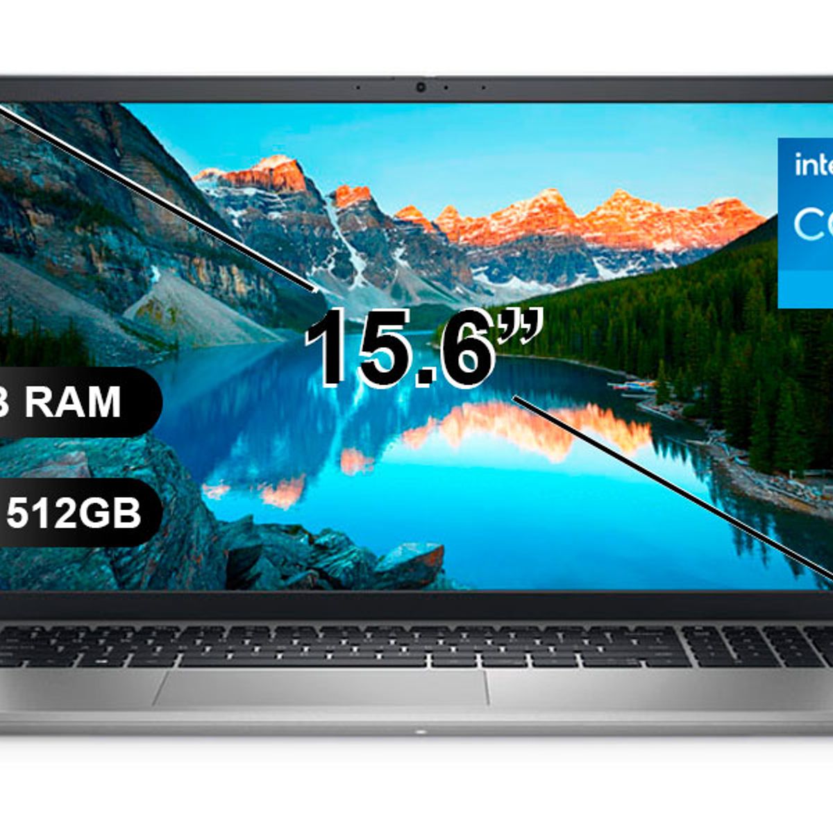 DELL - LAPTOP DELL INSPIRON 15 3000 3520, I5-1235U, 8GB RAM, 512GB SSD, 15.6, SIN WINDOWS (HKG75)