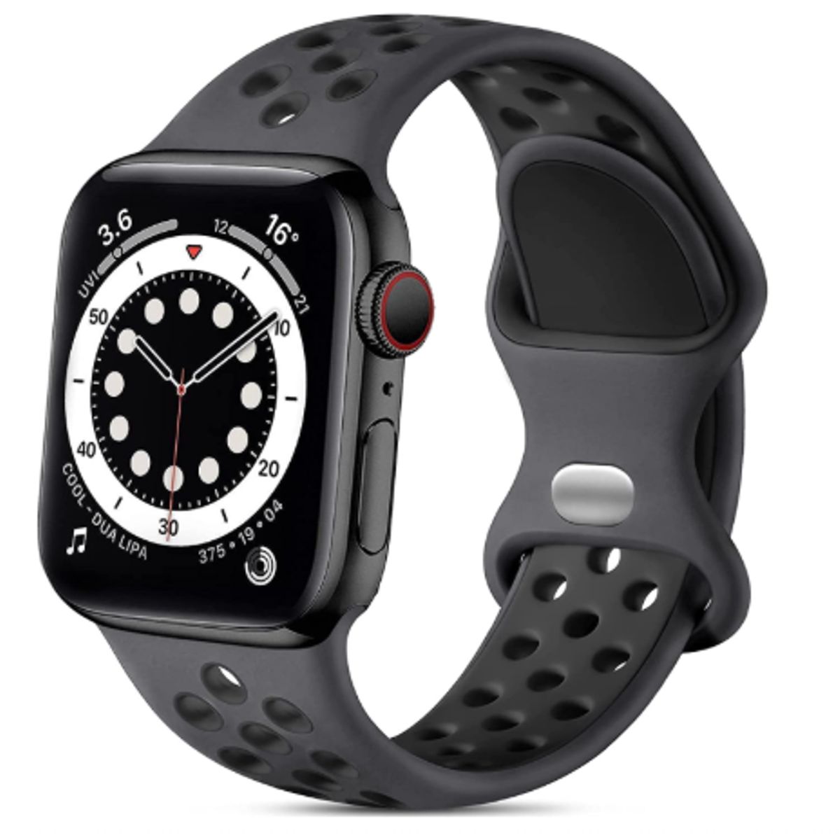 GENERICO - Correa para apple watch 44mm - NEGRO
