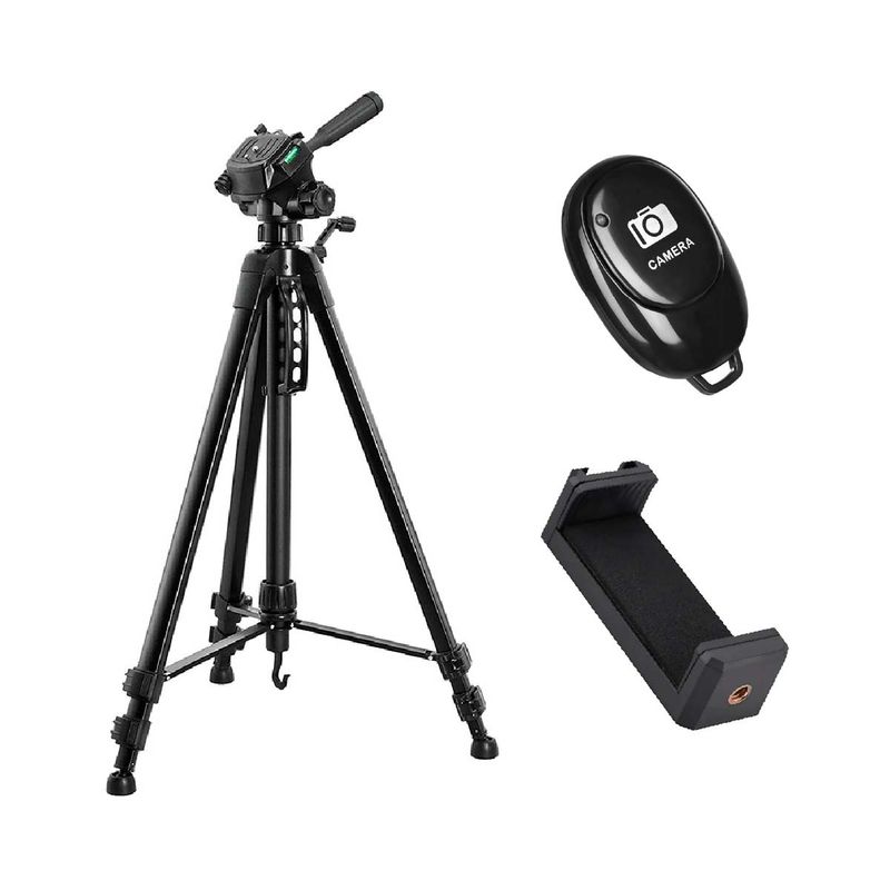 WEIFENG - Trípode Weifeng WT-3570 de 1.70cm con  Adaptador + Disparador