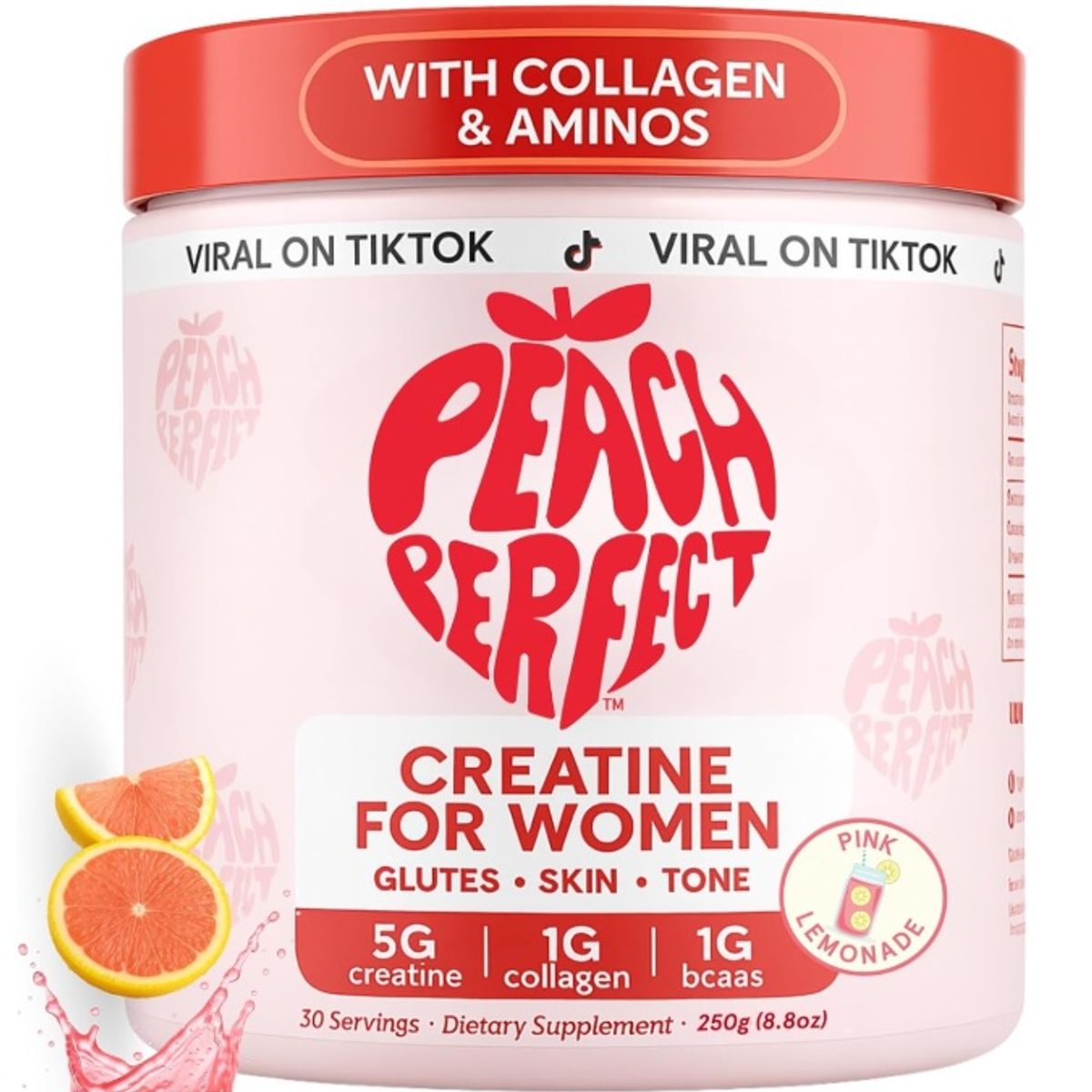 GENERICO - Creatina para mujeres aumento de glúteos 272 gr – Peach Perfect