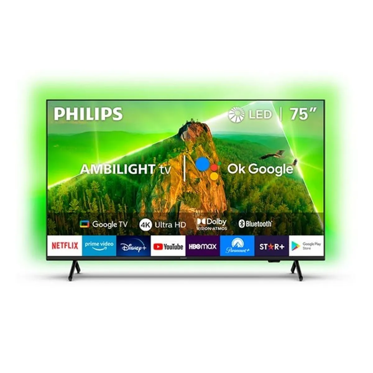PHILIPS - TELEVISOR LED PHILIPS 75” UHD 4K 75PUD7908 AMBILIGHT TV