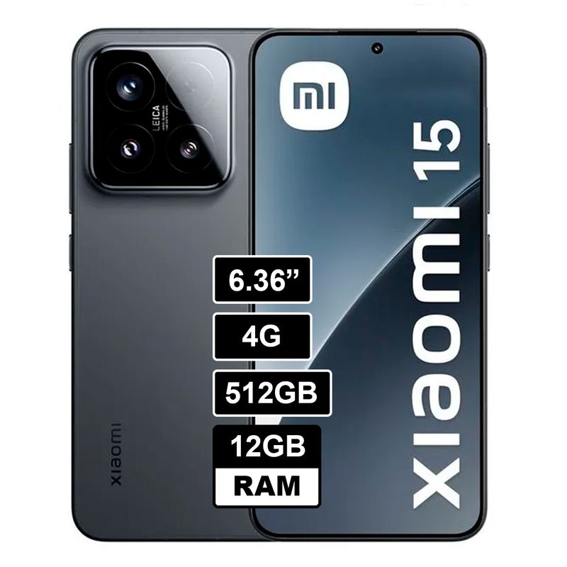 XIAOMI - Celular Xiaomi 15 512 GB 12 GB RAM Negro