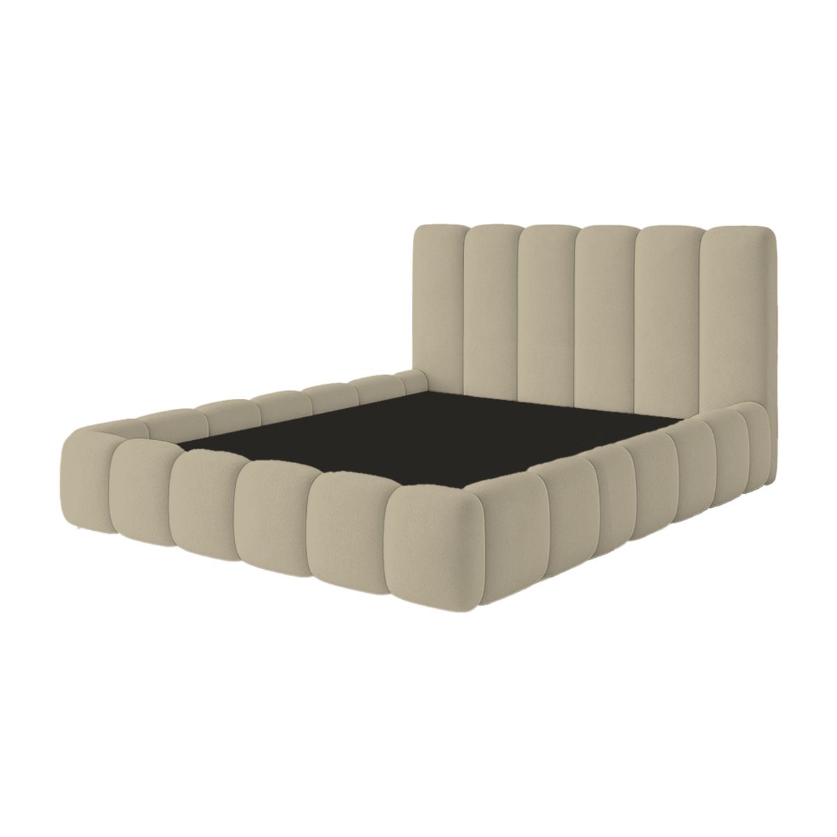 BARAKA HOME - Dormitorio Premium Nube 1.5 Plz - Beige claro