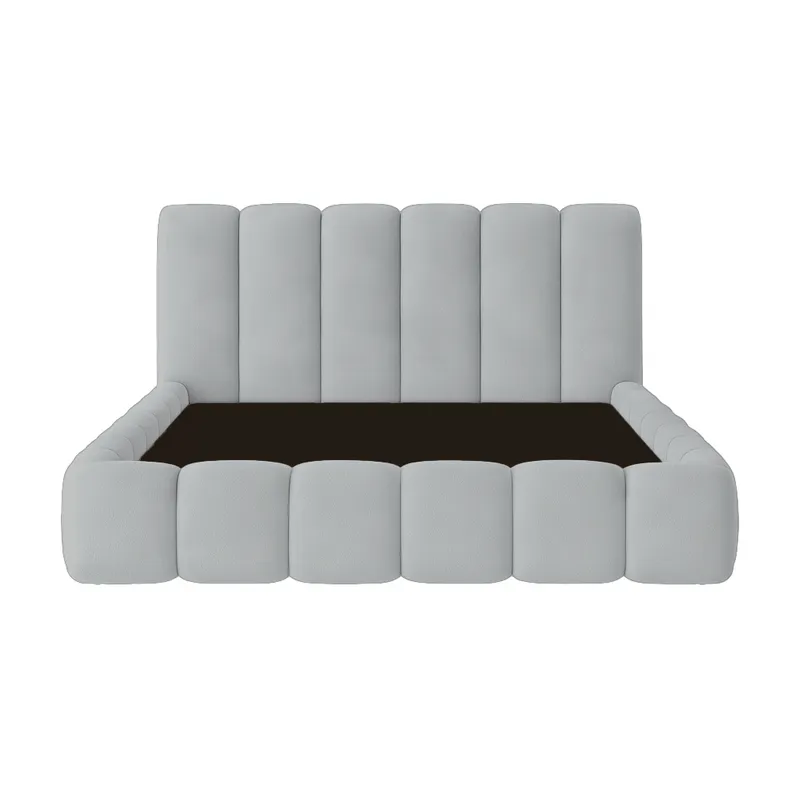 BARAKA HOME - Dormitorio Premium Nube 1.5 Plz - Gris claro