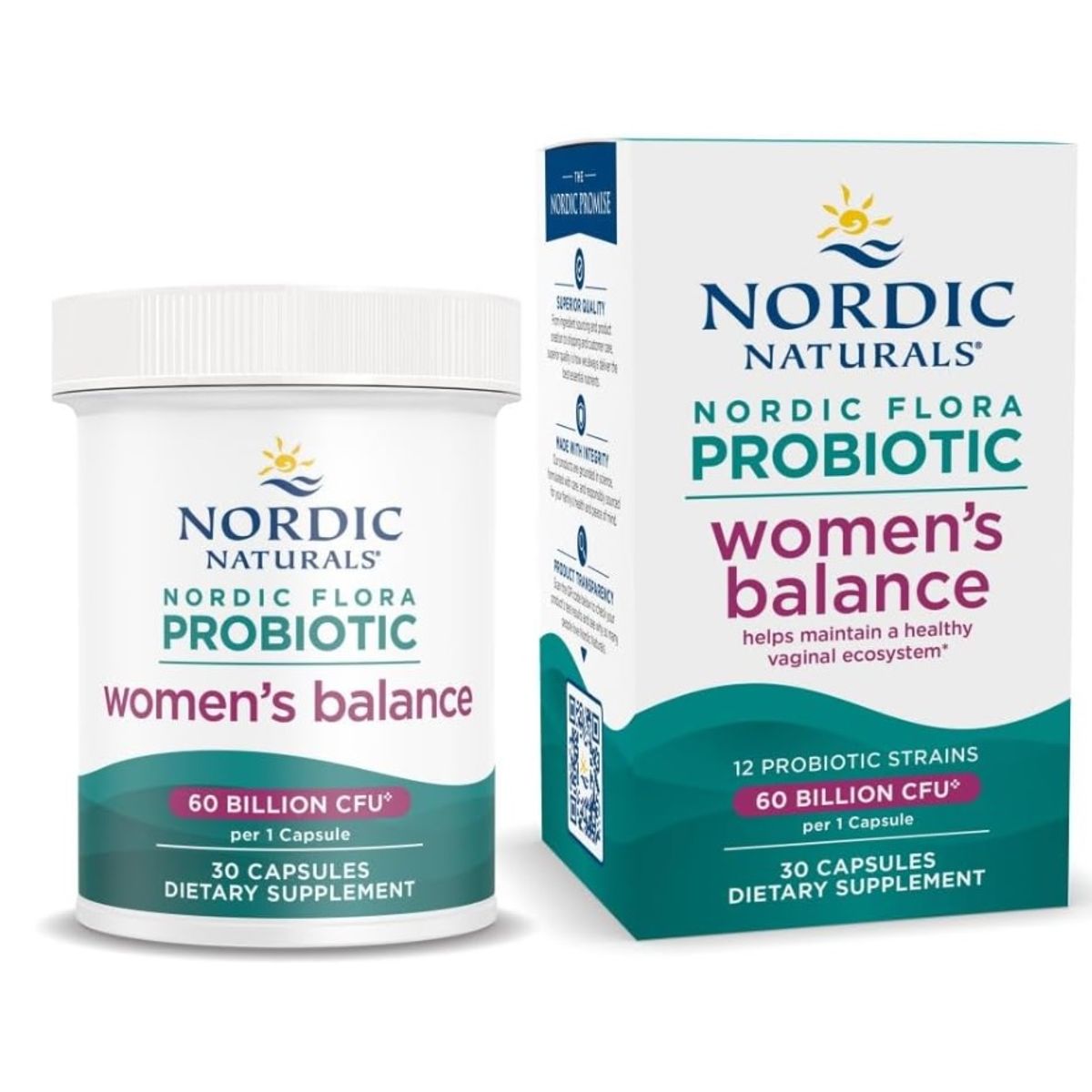 NORDIC - Probiótico Diario 60 Billion Cfu 30 Cápsulas – Nordic Naturals