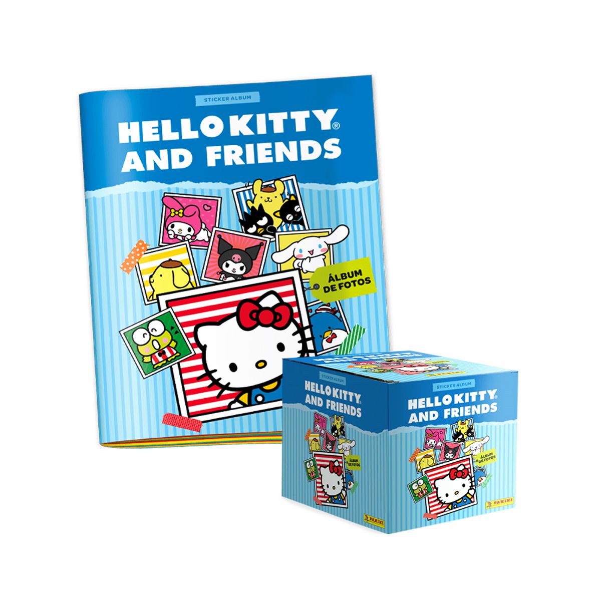 PANINI - ALBUM HELLO KITTY 2025 ALBUM TAPA BLANDA + PAQUETON 50 SOBRES