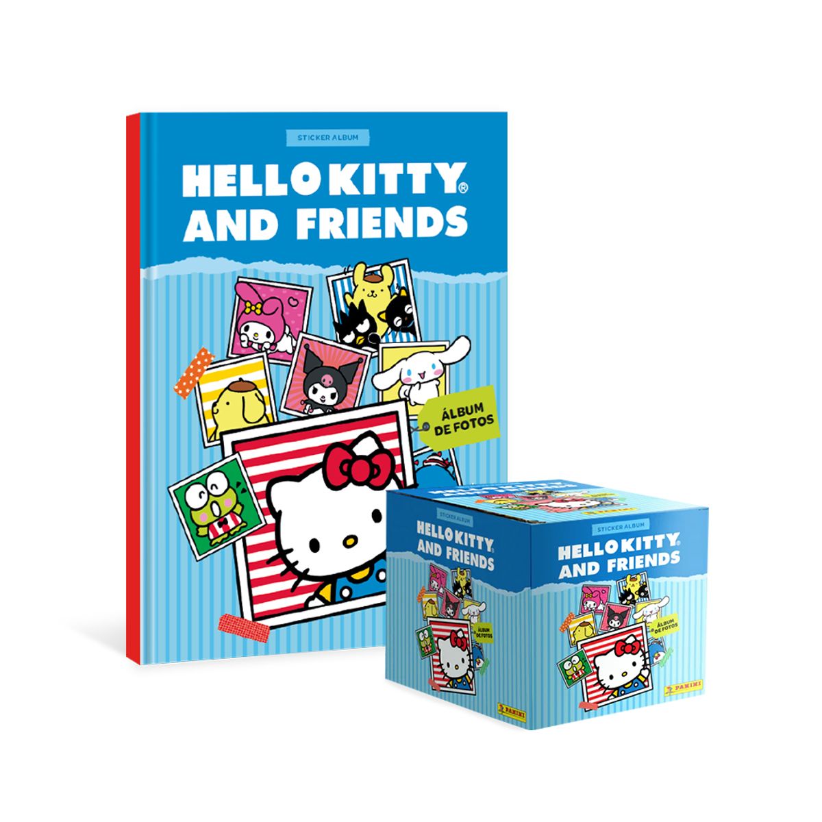 PANINI - ALBUM HELLO KITTY 2025 ALBUM TAPA DURA + PAQUETON 50 SOBRES