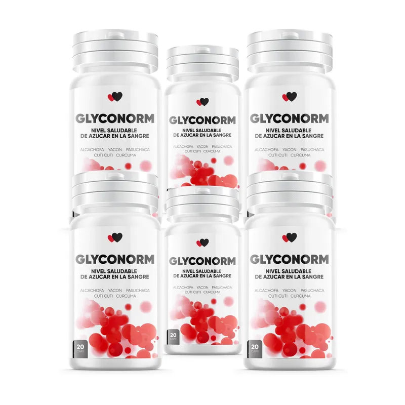 GENERICO - Glyconorm Suplemento Dietético Pack 6 Frascos