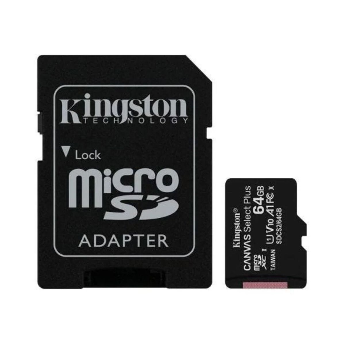 KINGSTON - MEMORIA MICROSD KINGSTON 64GB KIT DE 3 UNIDADES