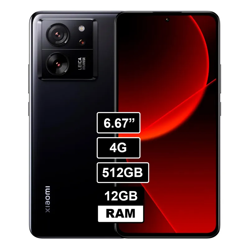 XIAOMI - CELULAR XIAOMI 13T PRO 512GB 12GB RAM NEGRO