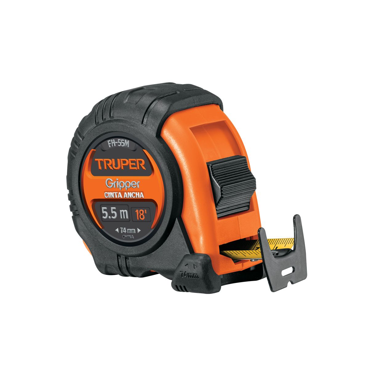 TRUPER - Wincha 5.5 metros Cinta Ancha 25mm Contra Impactos TRUPER 14613