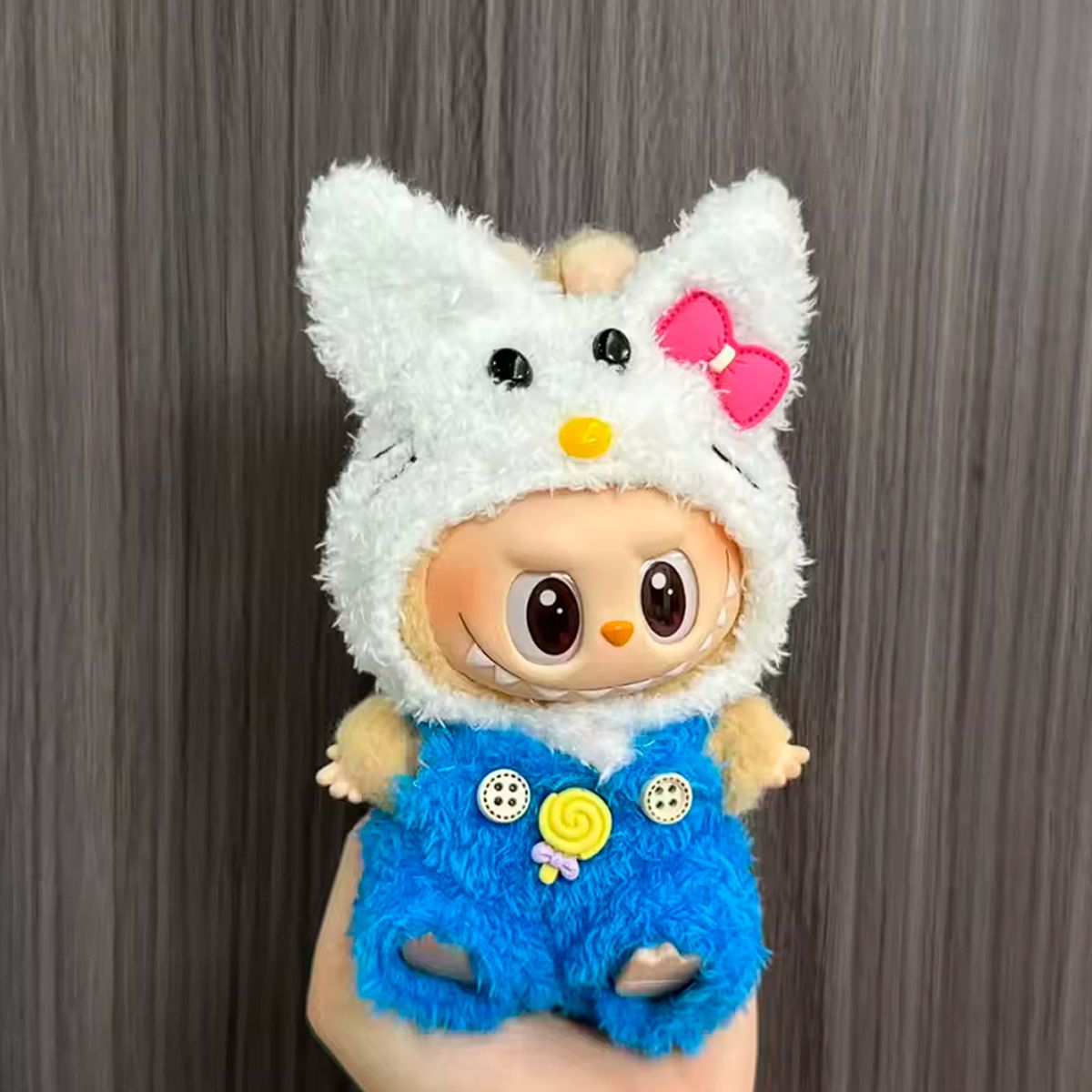 POP MART - Ropa Labubu Disfraz Polarcito Kitty