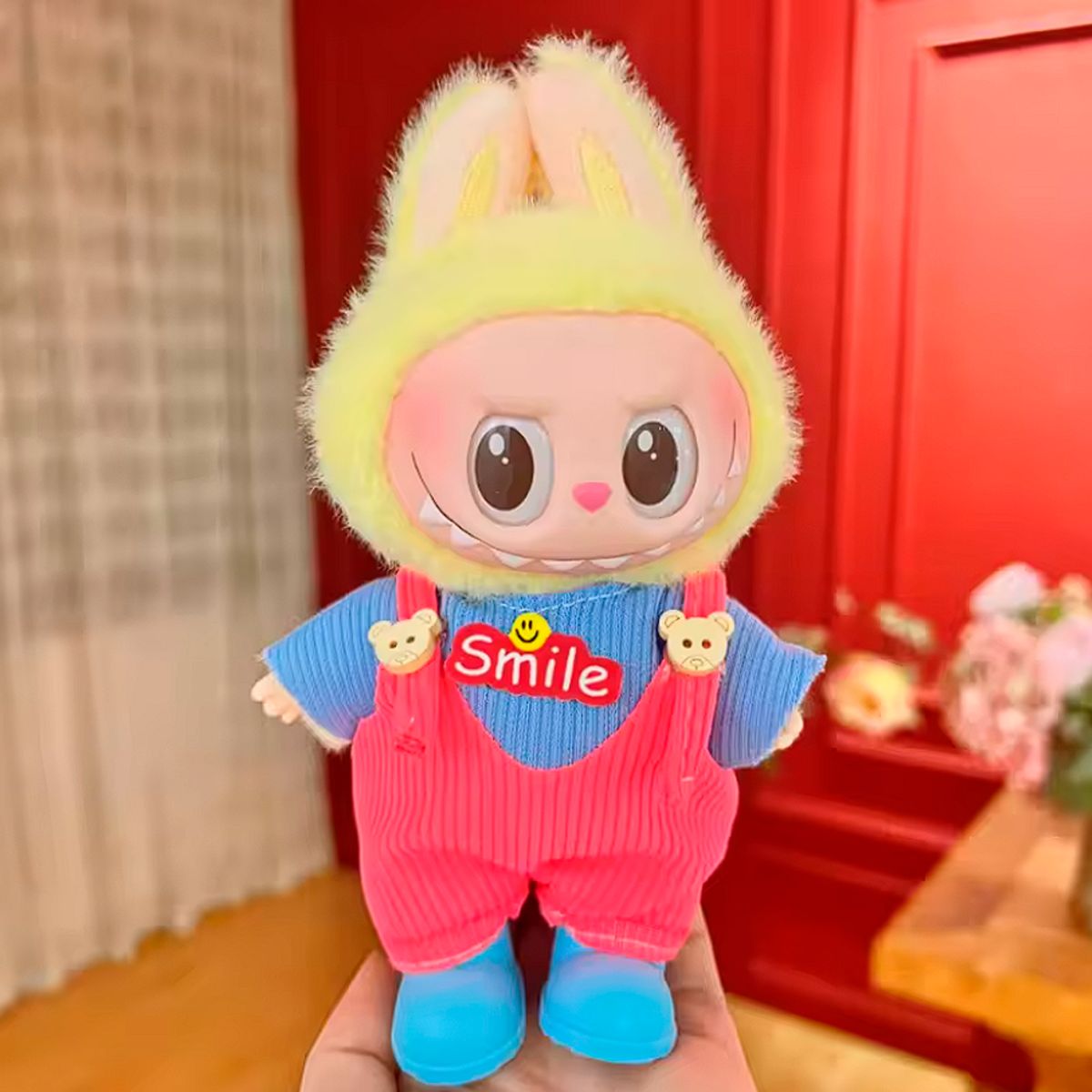 POP MART - Ropa Labubu Conjunto Pink Smile