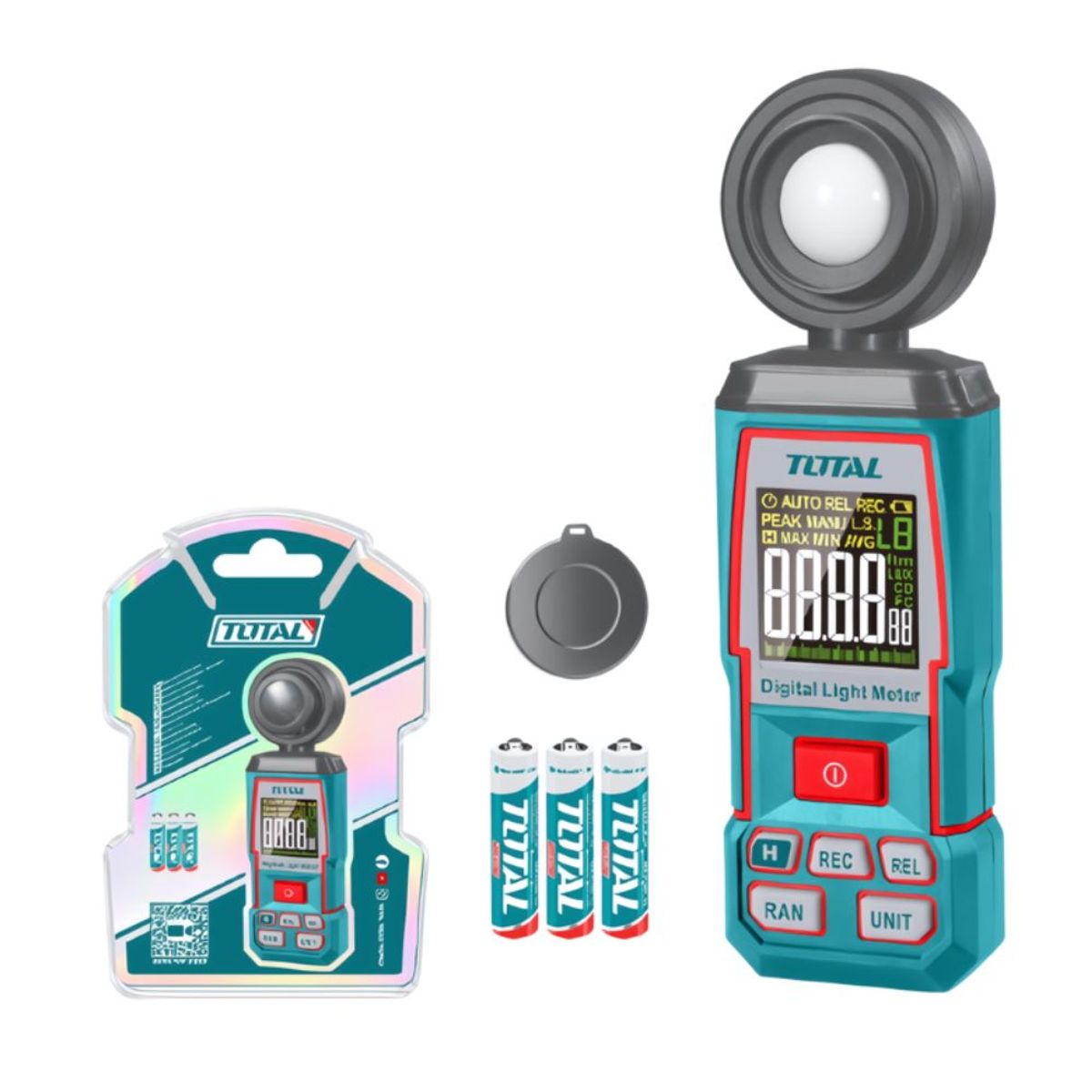 TOTAL TOOLS - Luxómetro Digital 0-200000LUX Total - TETLU031