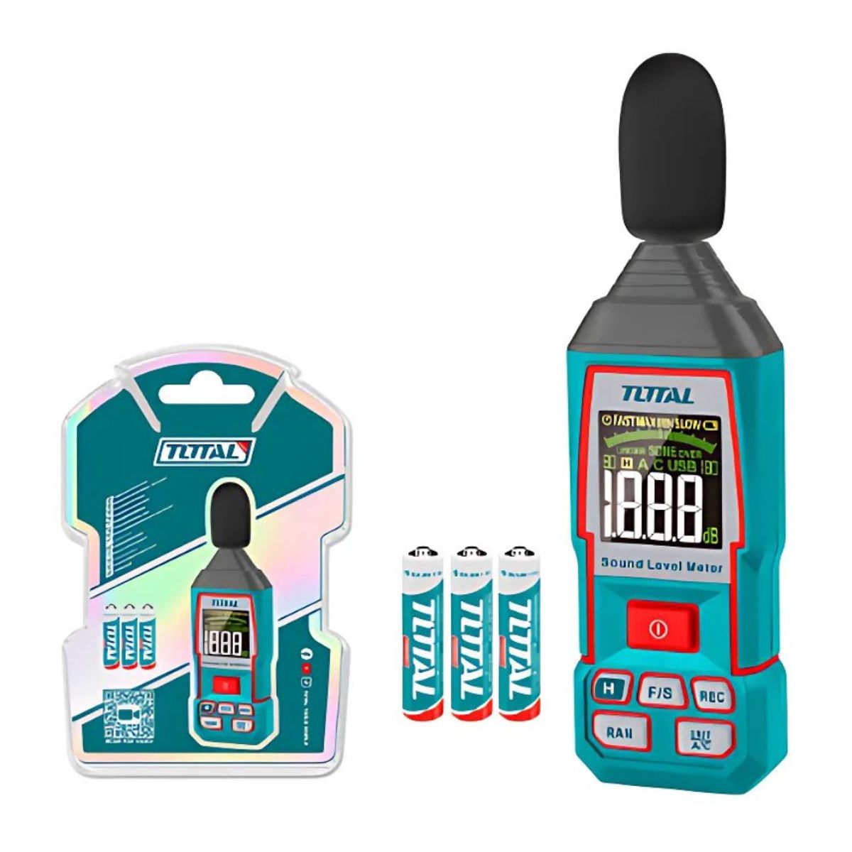 TOTAL TOOLS - Sonómetro Digital 30-130DB Total - TETSL031