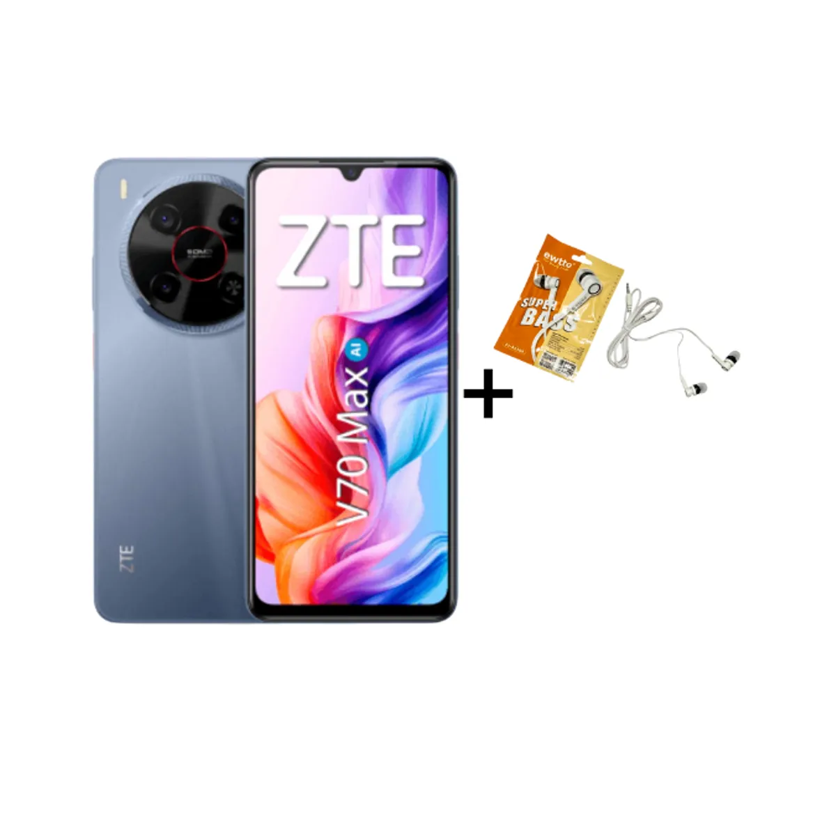 ZTE - ZTE BLADE V70 MAX - 256GB 4+10RAM COLOR GRIS+OBSEQUIO- REGISTRADO