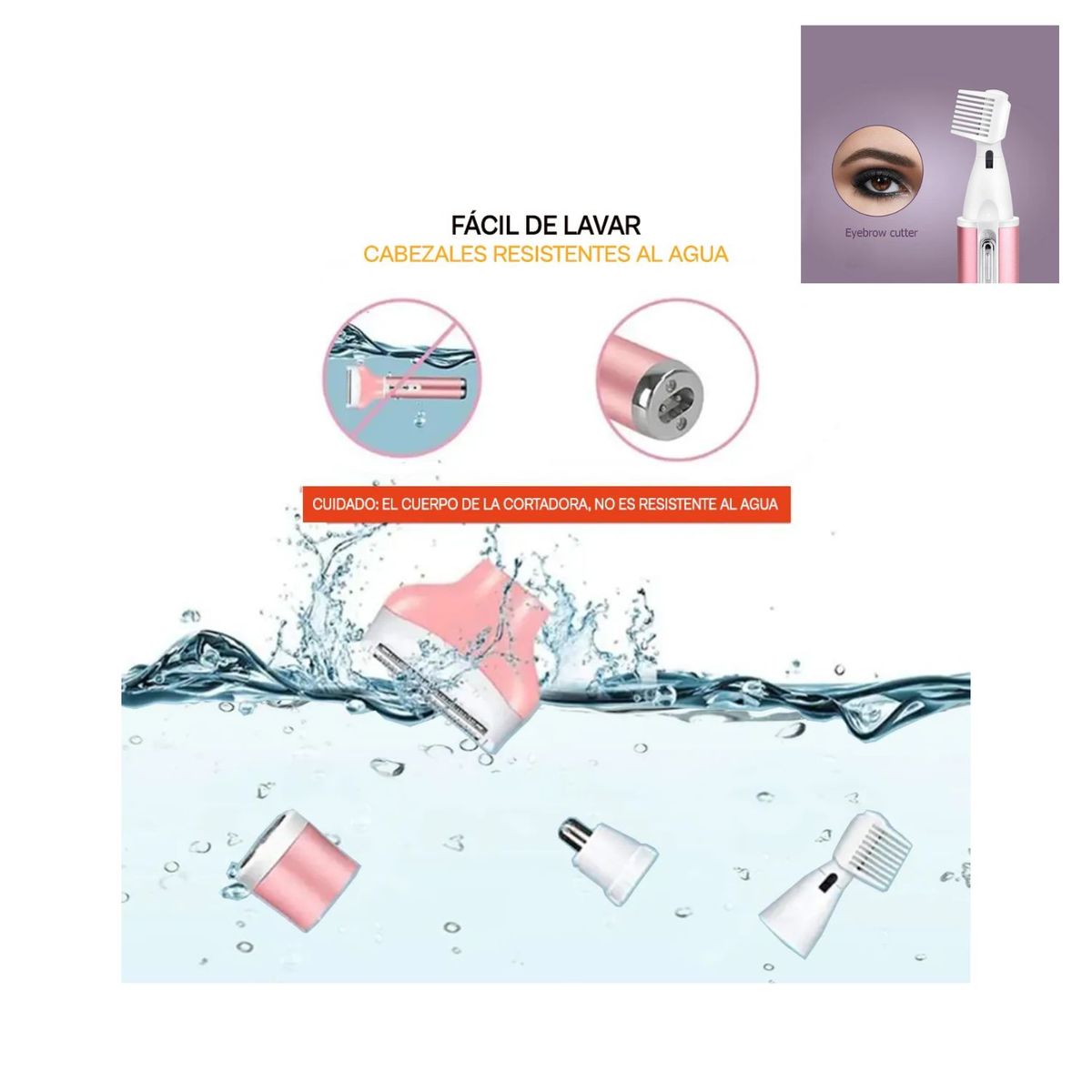 OEM - Depiladora para Dama KEMEI 4en 1