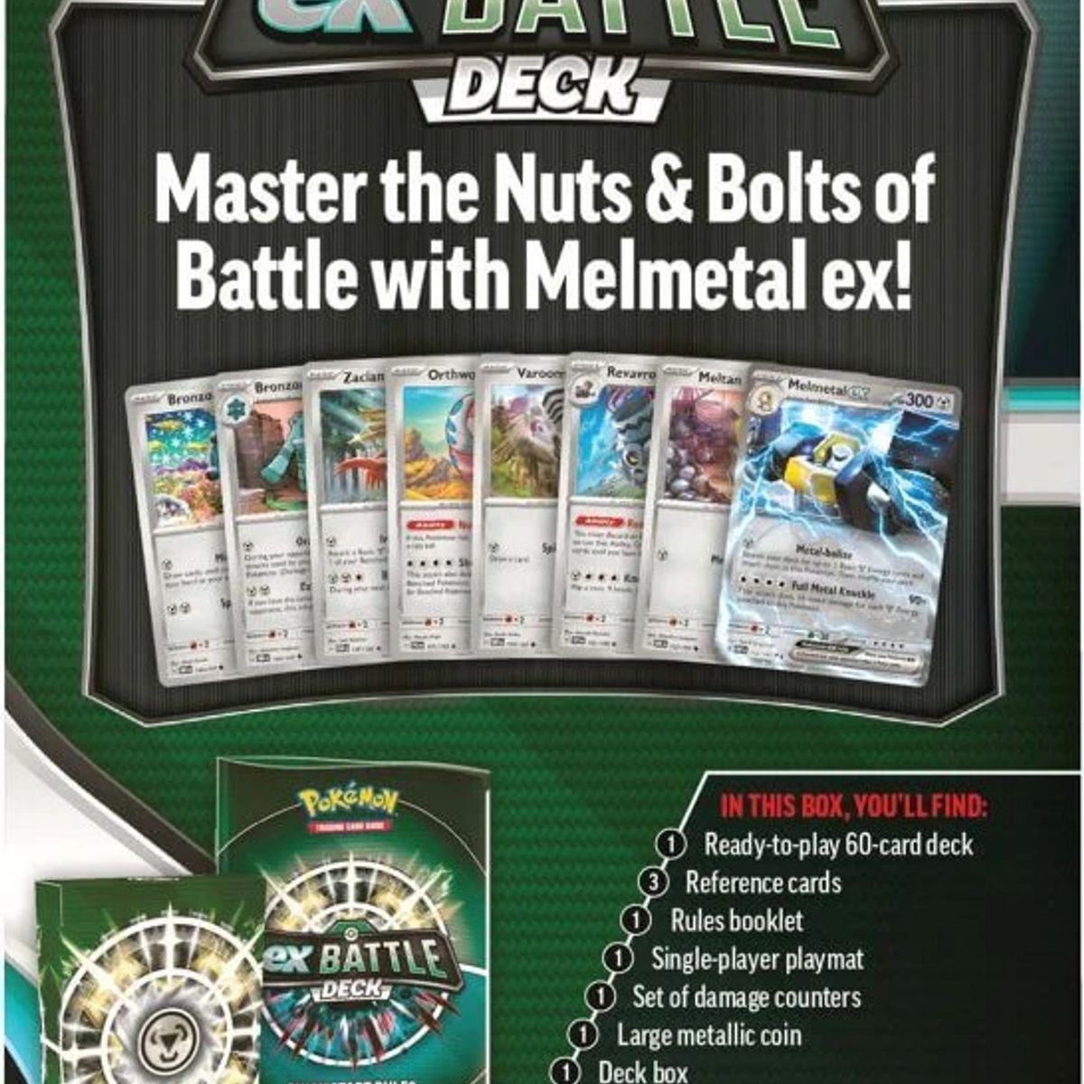 POKEMON - Cartas Pokemon TCG - Melmetal 60 Cards Set - Inglés