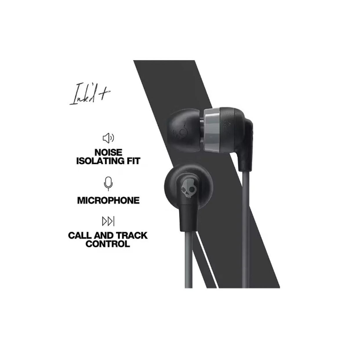 SKULLCANDY - Skullcandy Inkd Plus Audífono con Micrófono Edición Limitada - Negro