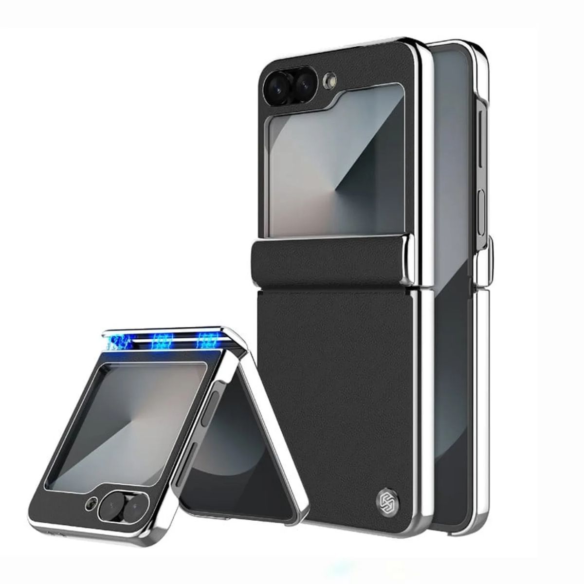 NILLKIN - Case Nillkin Camshield Flip Leather Samsung Z Flip 6 - Negro