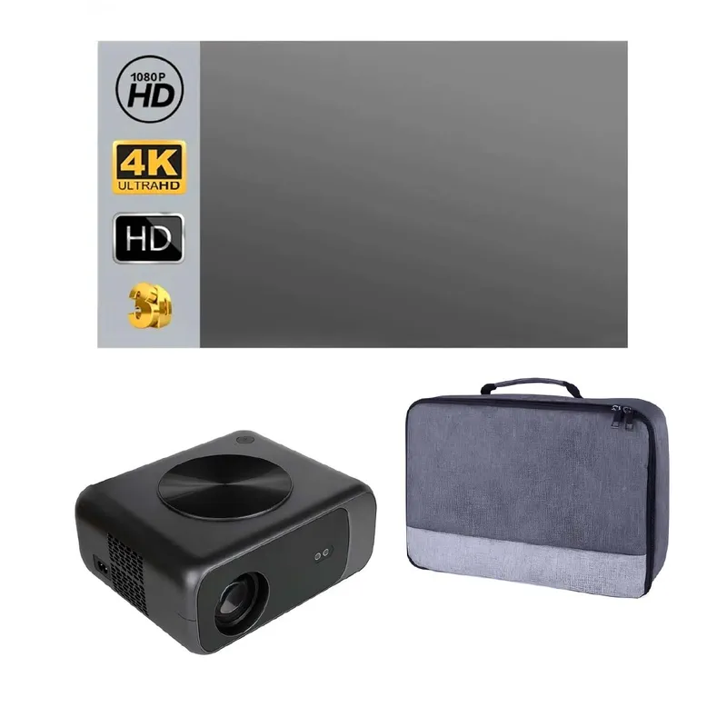 OWLENZ - Proyector Smart Owlenz SD550 + Pantalla Ecran 80 Pulg + Bolso