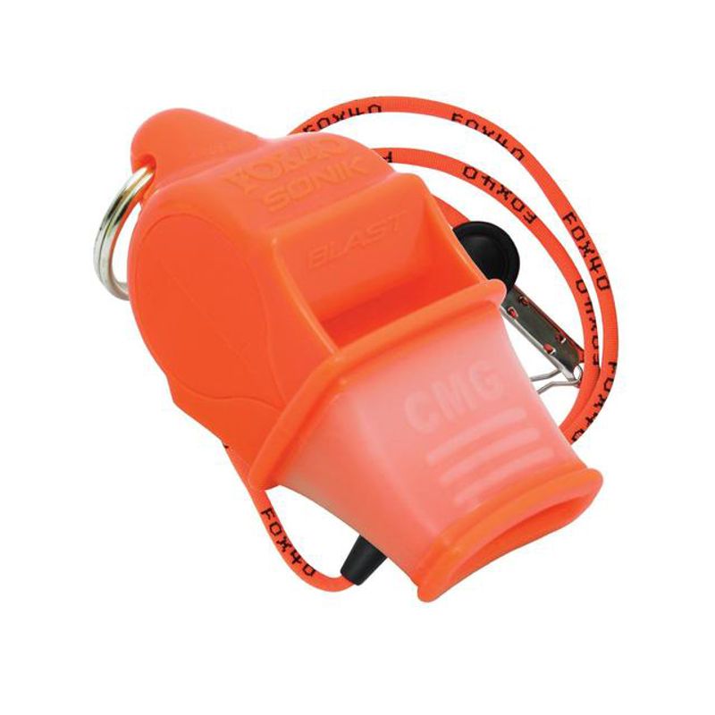 FOX 40 - SILBATO PARA ÁRBITRO FOX 40 - SONIK BLAST CMG C CORDÓN NARANJA