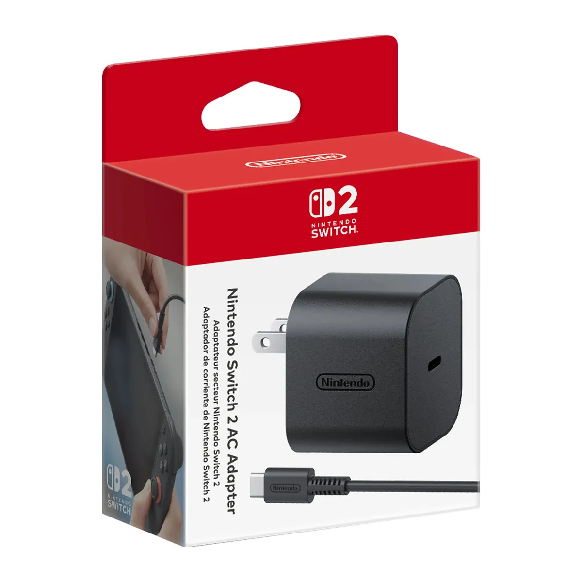 NINTENDO - CARGADOR DE NINTENDO SWITCH 2 - NINTENDO SWITCH 2 AC ADAPTER