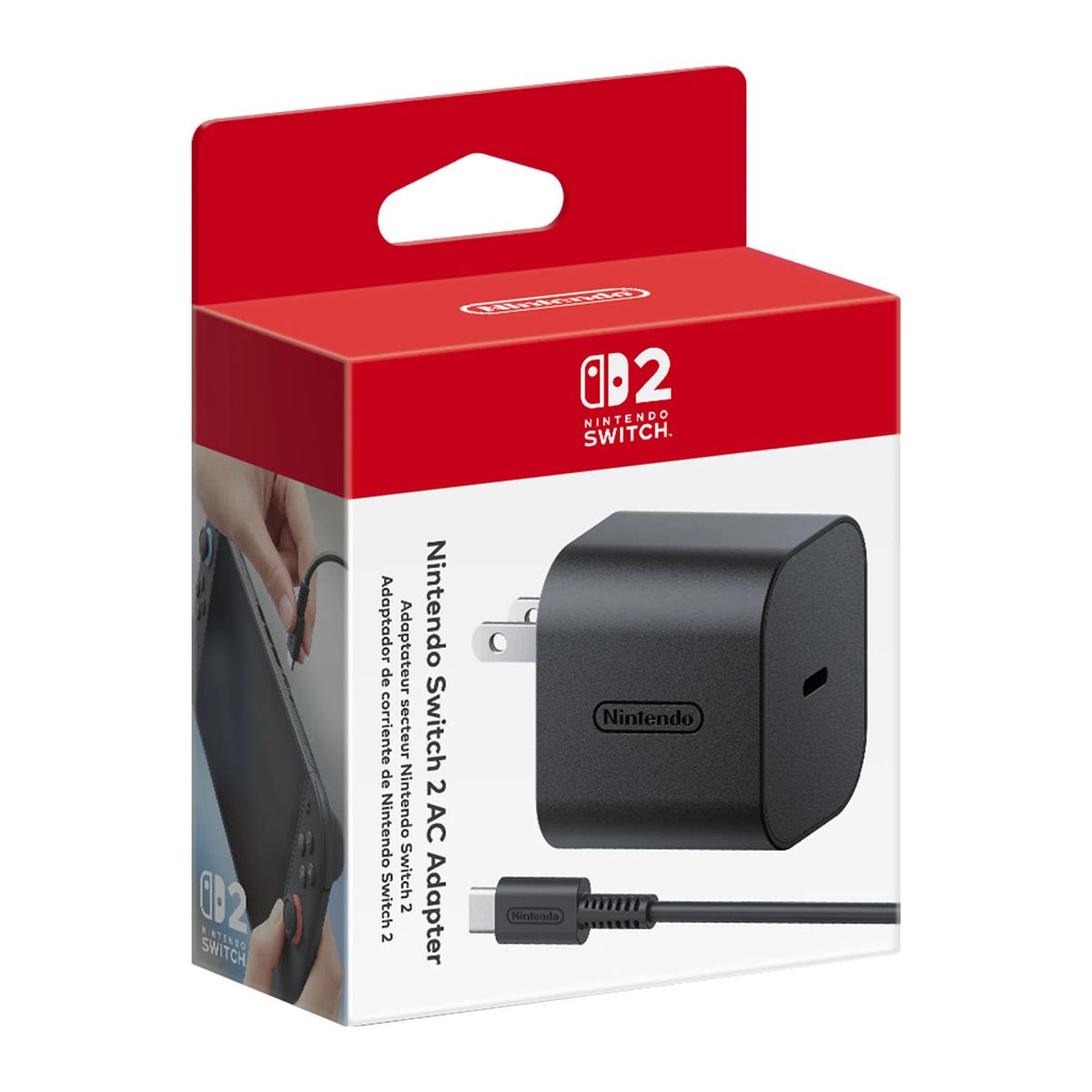 NINTENDO - CARGADOR DE NINTENDO SWITCH 2 - NINTENDO SWITCH 2 AC ADAPTER