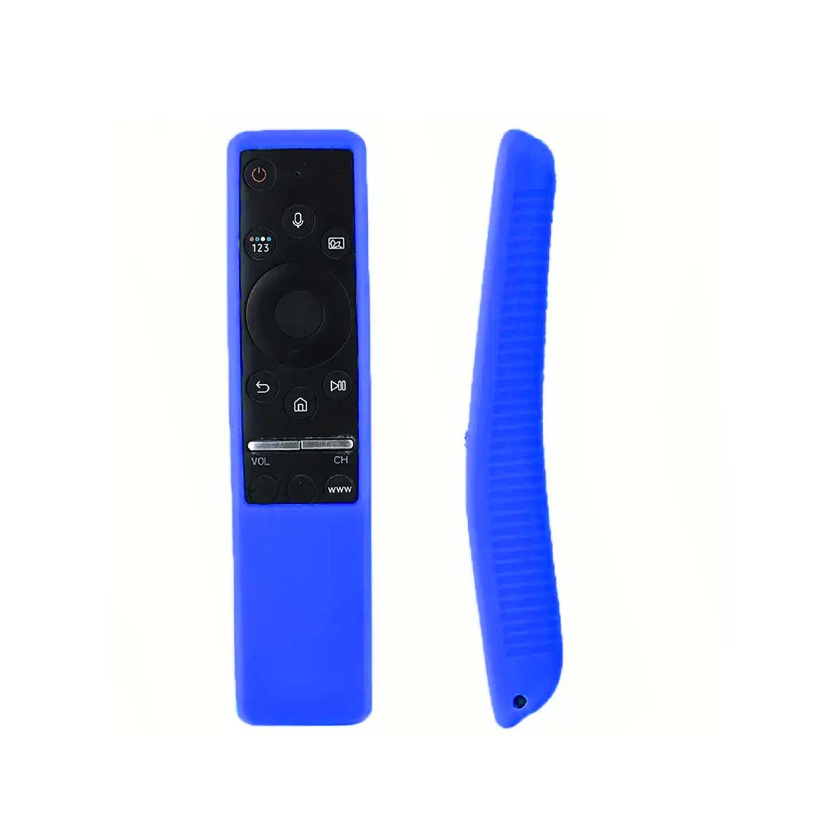 GENERICO - Control Remoto Tv Samsung Smart Tv Led Uhd Curvo 4k + Funda Azul