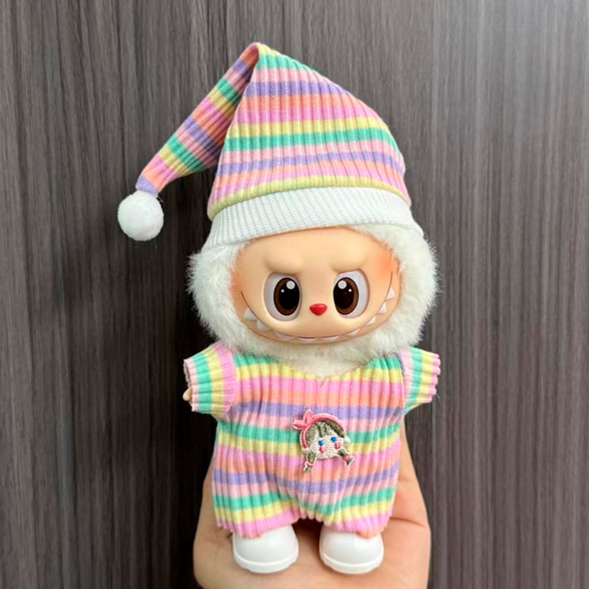 POP MART - Ropa Labubu Sleepwear Multipink Lineal