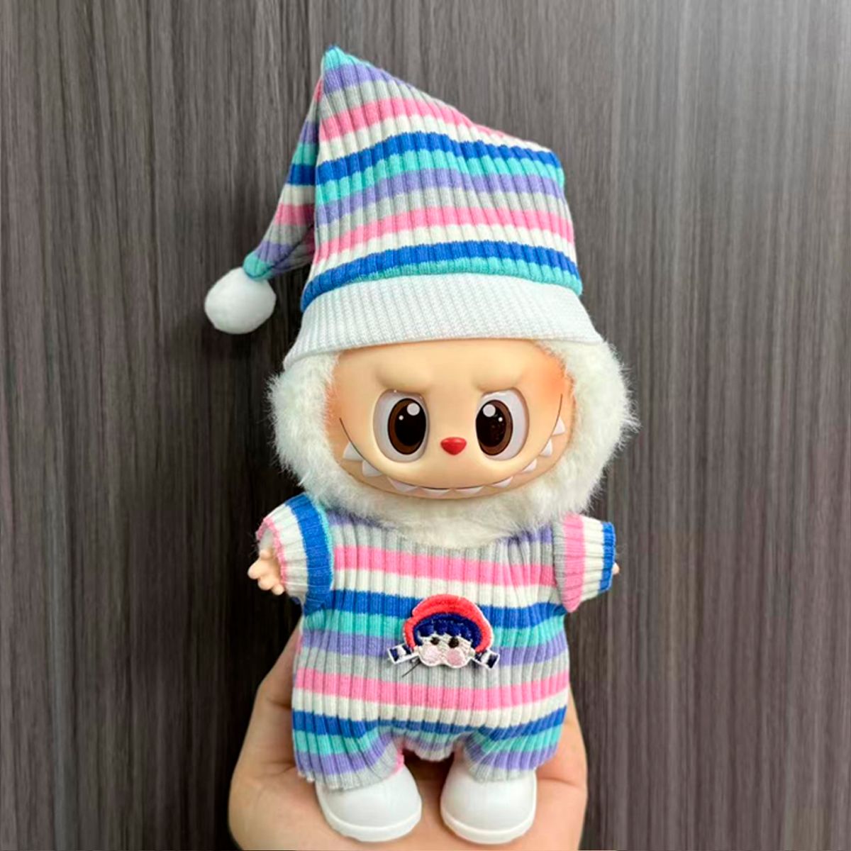 POP MART - Ropa Labubu Sleepwear Multiblue Lineal