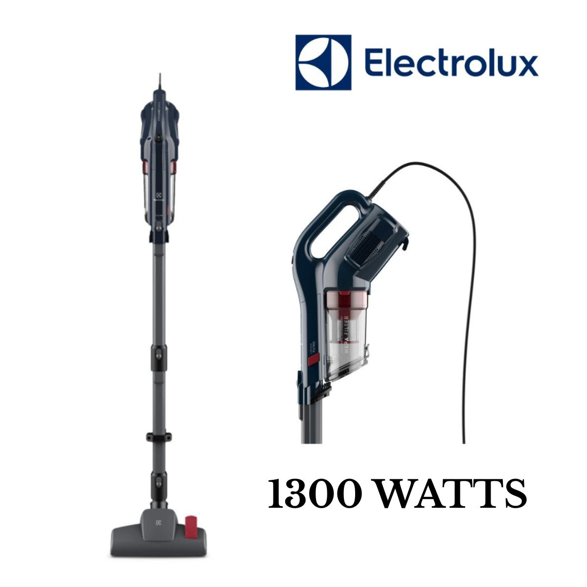 ELECTROLUX - Aspiradora Electrolux Vertical con Cable Cyclone Power 3 En 1 (PTE10)