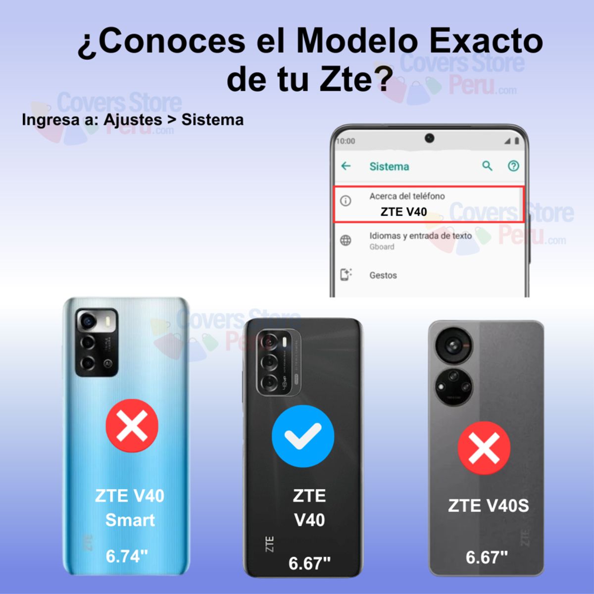 GENERICO - Funda Case para Zte V40 Flip Cover Guinda