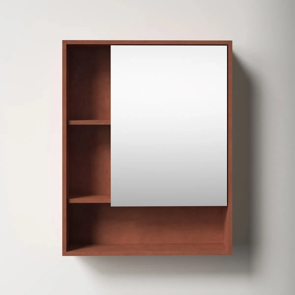 R&R MUEBLES - Espejo de Baño Otonashi Caramelo R&R MUEBLES