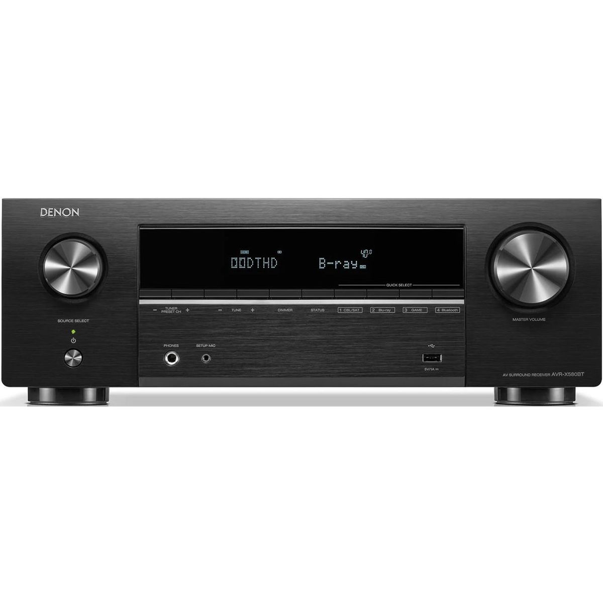 DENON - RECEPTOR AV DENON AVR-X580BT 5.2 DE 70W CON BLUETOOTH
