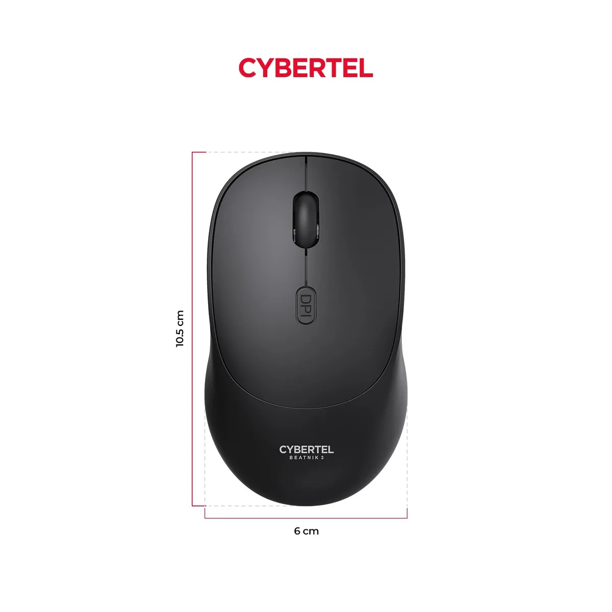 CYBERTEL - MOUSE DUAL BT Y 2.4GHZ RECARGABLE CYBERTEL BEATNIK 3 PURPLE