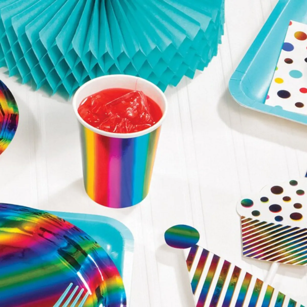 PIA COPELLO STORE - Set de Vajilla Descartable 80 Piezas - Multi