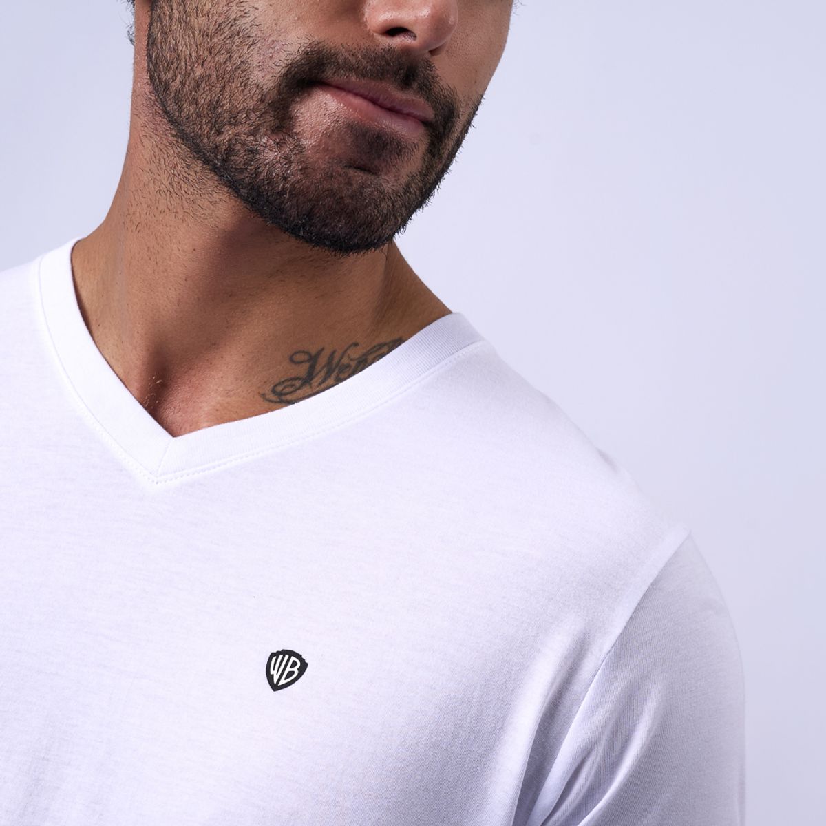 1921 - POLO EI25V-NECK P2 JERSEY - BLANCO