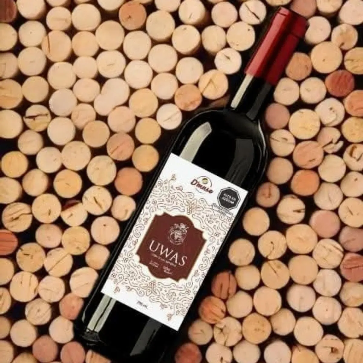 GENERICO - VINO sin alcohol -Concentrado zumo Uva Borgoña Natural Botella 750ml