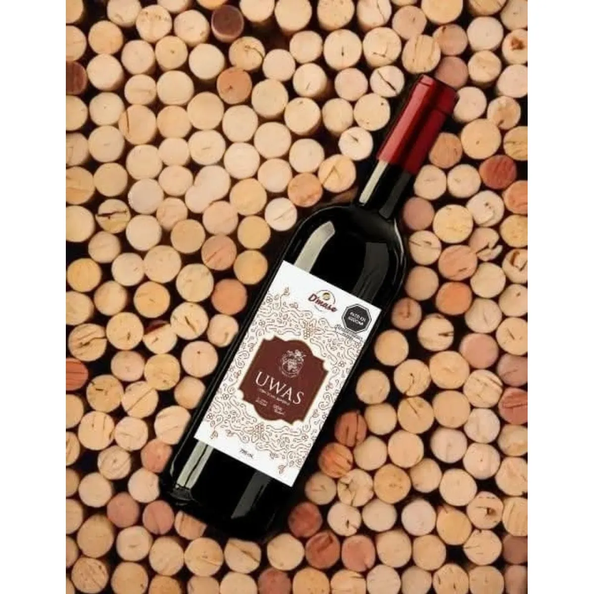 GENERICO - VINO sin alcohol -Concentrado zumo Uva Borgoña Natural Botella 750ml