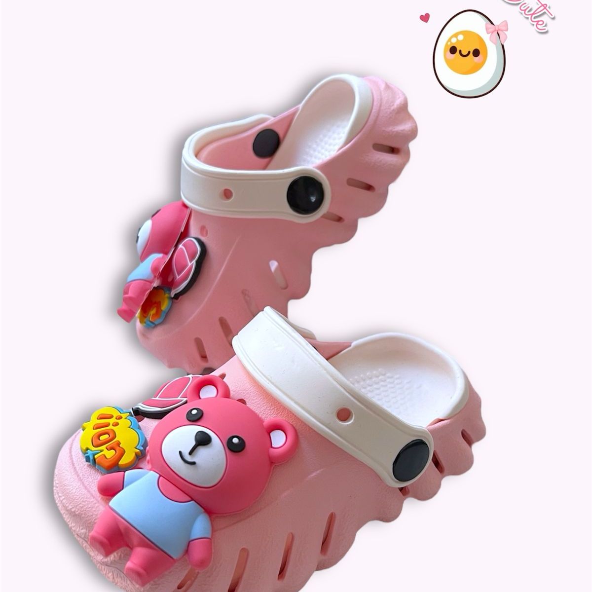 GENERICO - SANDALIAS SLIPPERS OSO KAWAII PARA NIÑOS Y NIÑAS