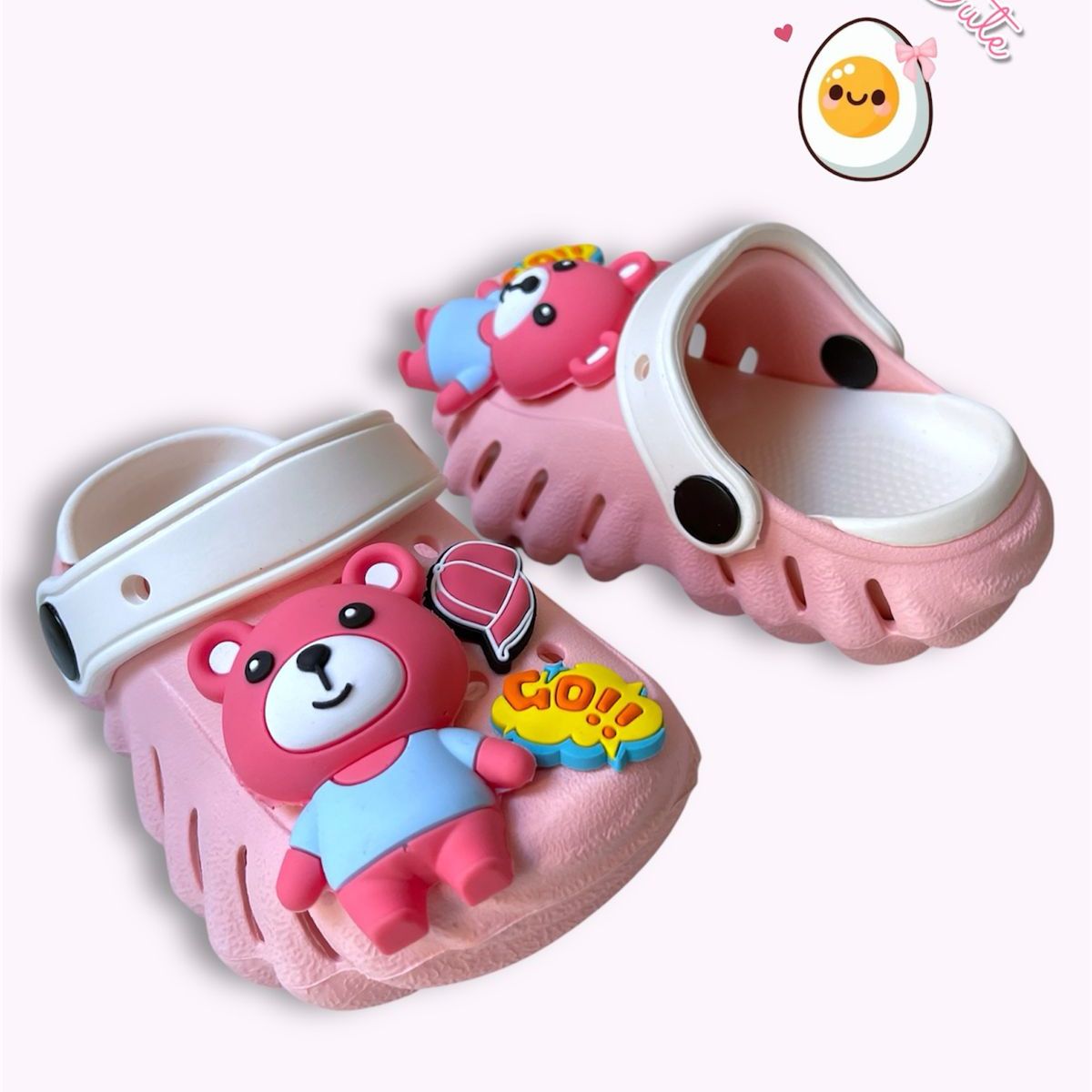 GENERICO - SANDALIAS SLIPPERS OSO KAWAII PARA NIÑOS Y NIÑAS