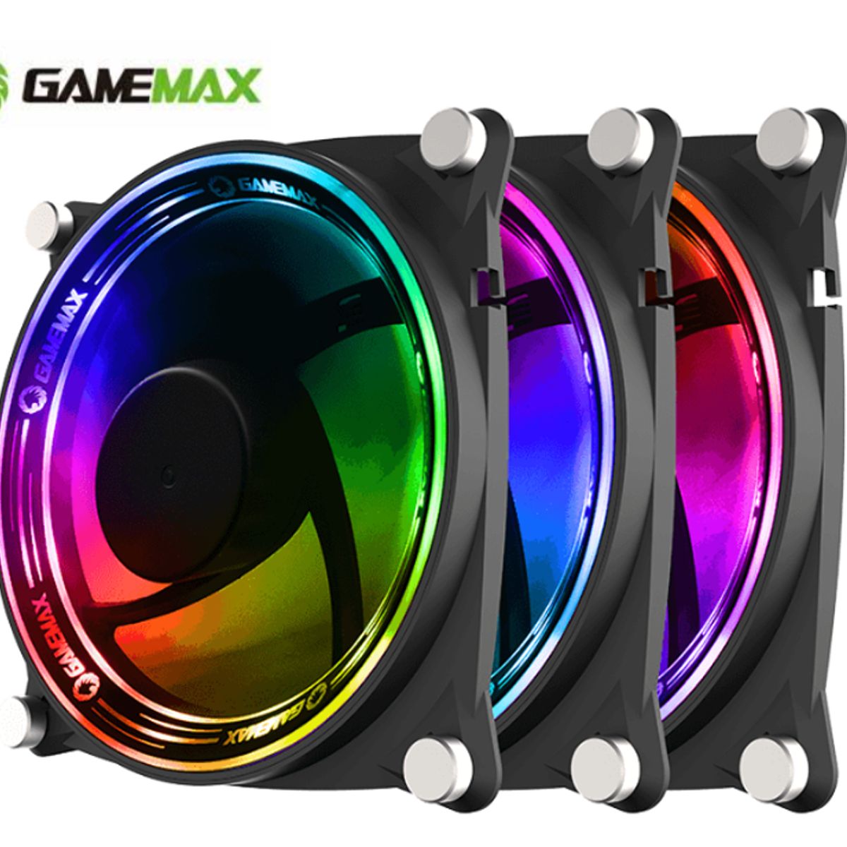 HALION - Cooler para Case 3 en 1 GAMEMAX ARGB-RB300 3 x12cm RGB  HALION