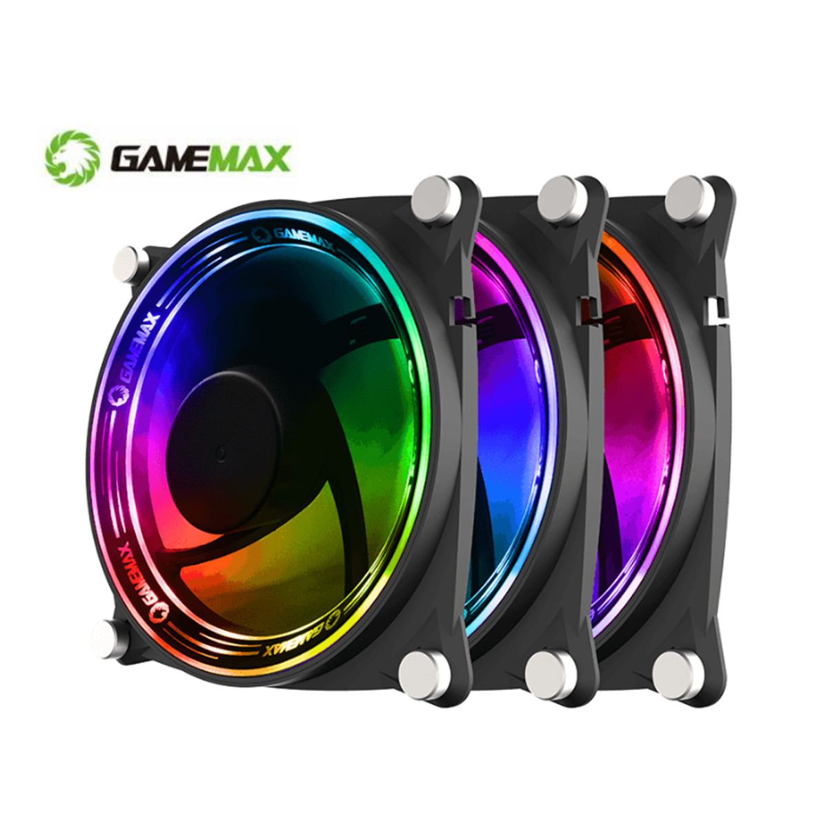 HALION - Cooler para Case 3 en 1 GAMEMAX ARGB-RB300 3 x12cm RGB  HALION