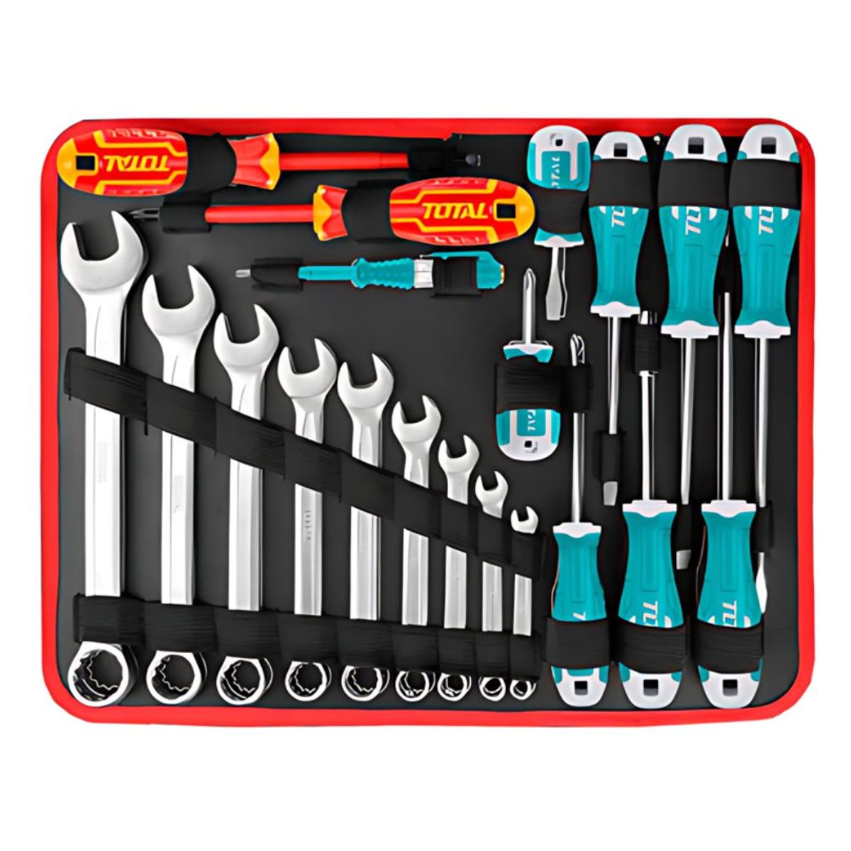 TOTAL TOOLS - Juego De Herramientas Manuales X 147 Pza Industrial - THKTHP21476