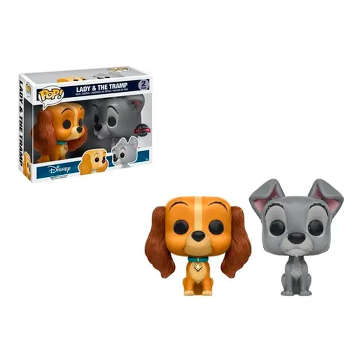 FUNKO - DISNEY LA DAMA Y EL VAGABUNDO 2 PACK EXCLUSIVO